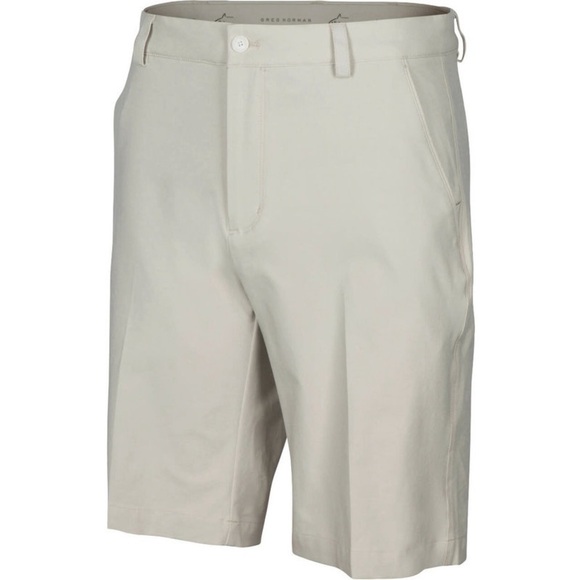 Greg Norman New Size 40 Clubhouse Performance Short Sandstone Khaki 10" Inseam - Picture 1 of 8